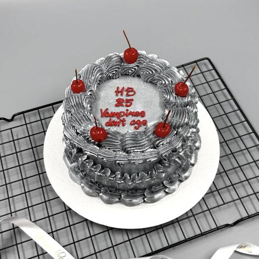 Торт 1,5 кг серебряный