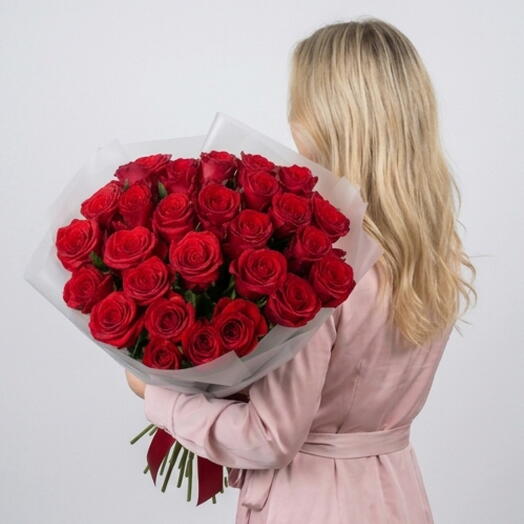 🌹23 бордовые розы🌹