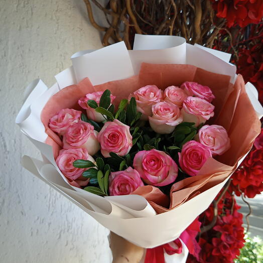 Монобукет Розовая роза 💐💕
