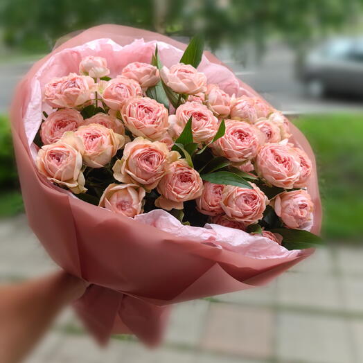 Букет кустовых роз💗💗💗