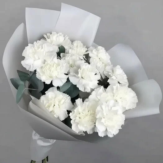 Белая гвоздика 15