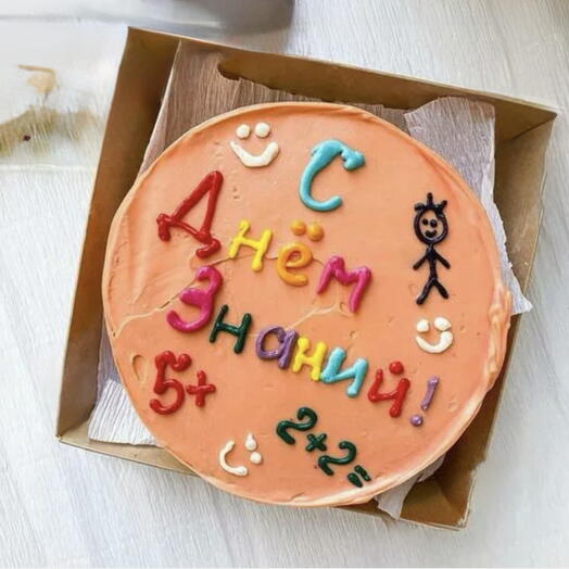 Бенто торт с Днём знаний