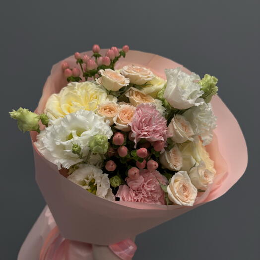 Букет «Сливочный зефир» 🌸