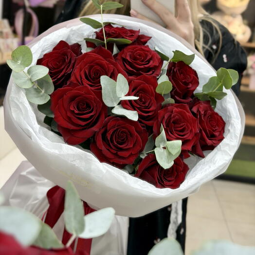 Моно из бордовых роз 💔