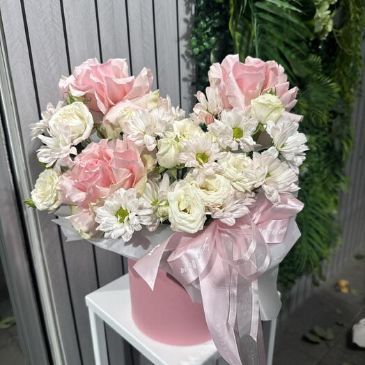 Композиция с французскими розами 58004