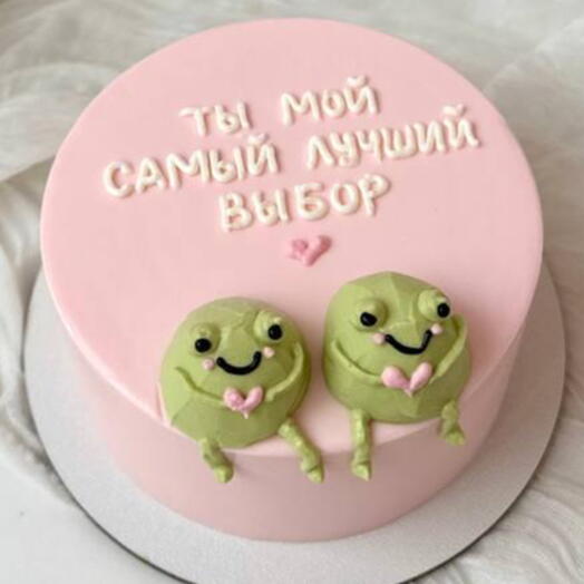 Бенто-торт с лягушками