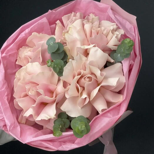 Нежность ХИТ 5 французских роз с доставкой по Саратову 🌸