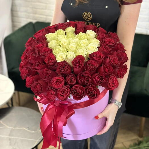 101 роза в коробке ️