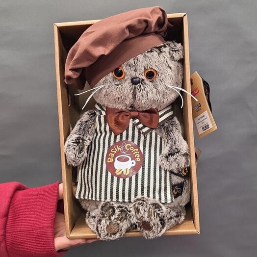 Мягкая игрушка Кот Басик Бариста