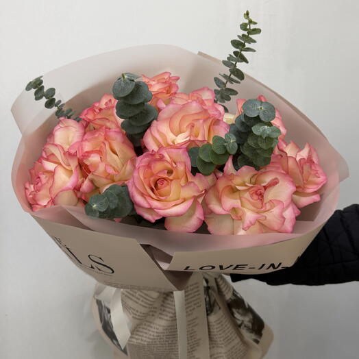 Букет с бигуди ми 💐