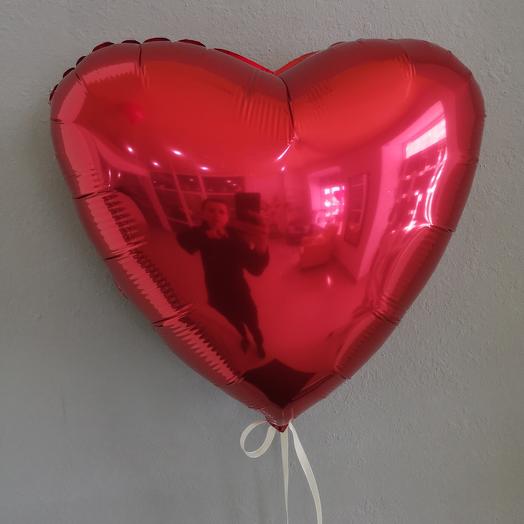 Шар сердце "Red" 18"