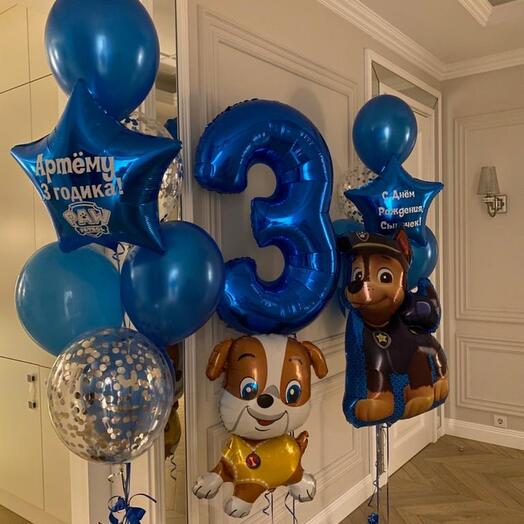 Набор с собачками 15шт