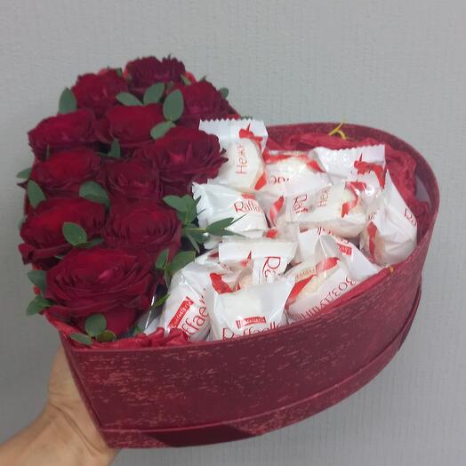 Raffaello and roses