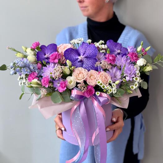 Orchids in a box