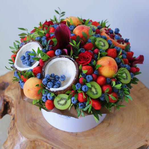 Ramo de frutas en Caja
