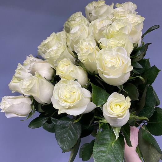 White roses 60cm 25pcs