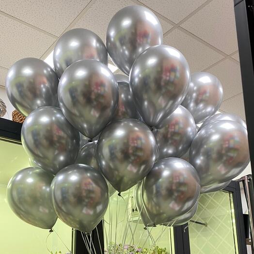 Silver balloons 21