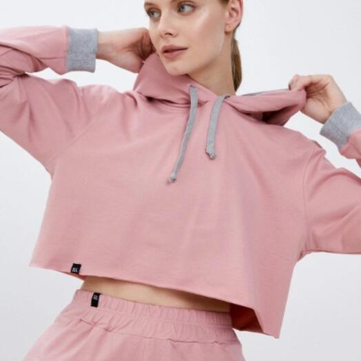 Худи женское короткое Pudra Simple Collection