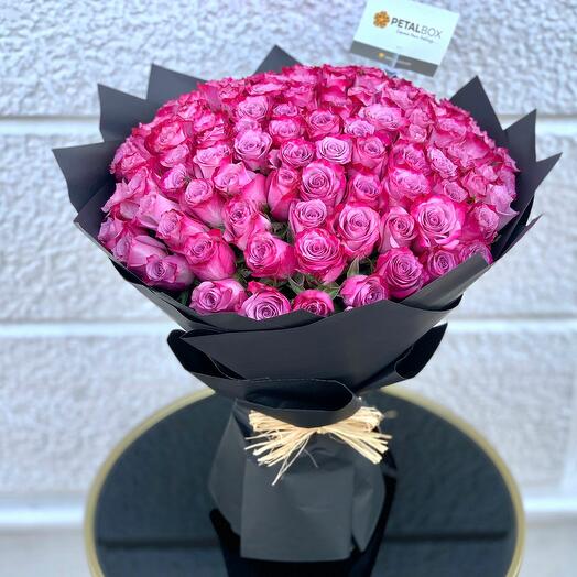 Purple Roses Bouquet