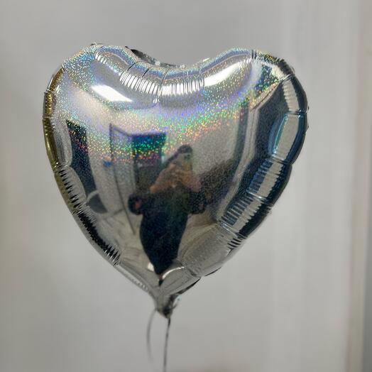 Сердце с гелием 46 см