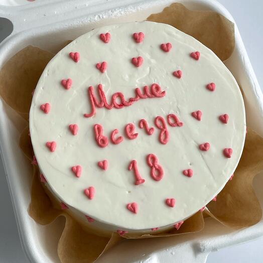 Бенто торт Маме всегда 18