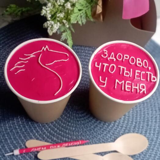 Торт в стакане