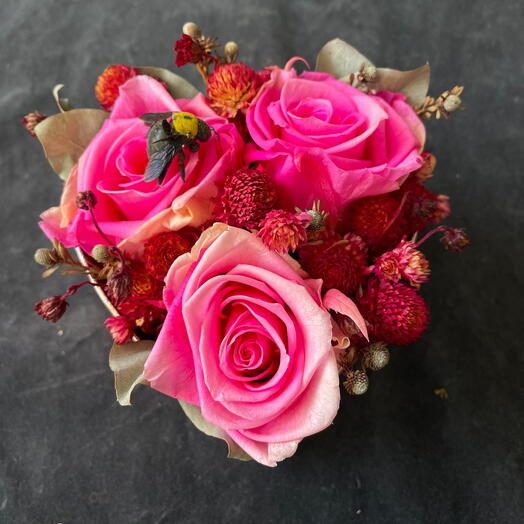 Rose in a flask in Limassol Buy a Stabilized Rose with Delivery Flowwow