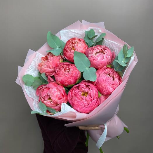 Coral Peonies