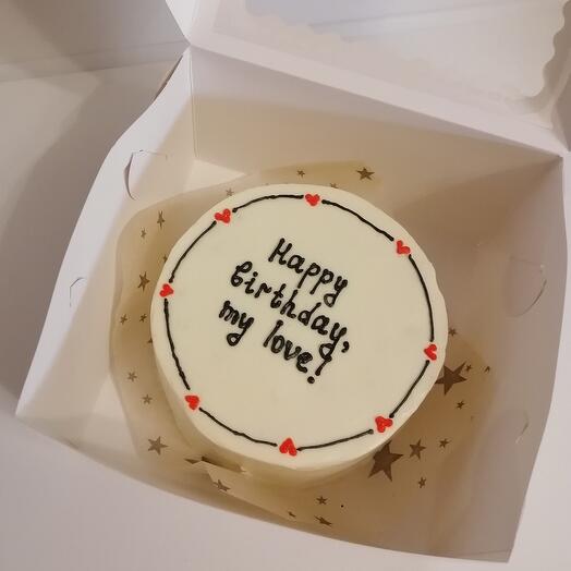 Бенто торт Happy Birthday my love