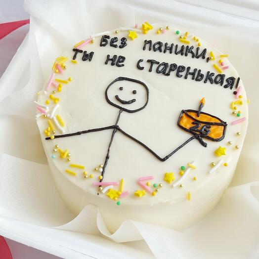 Bento cake "Don't panic"