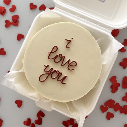 Бенто торт "I love you"