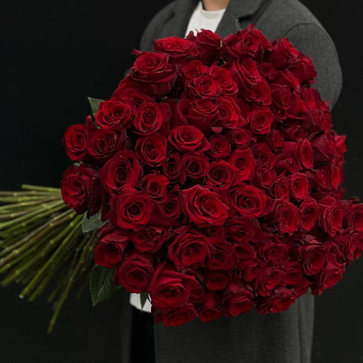 101 Ecuadorian Rose 80 sm