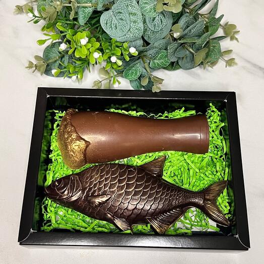 Шоколадный набор « пиво с рыбкой»