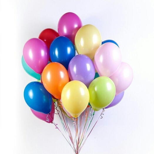 Mixed Colour Hot Air Baloons