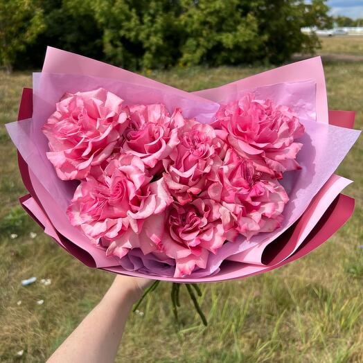 Rosas de peonía 7 piezas