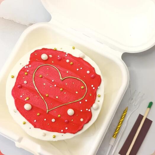 Бенто-торт️ сердце на 8 марта🎁