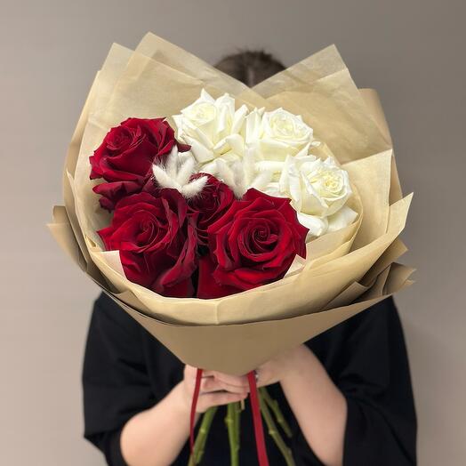 Duo-ramo de rosas francesas