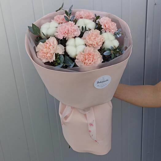 Ramo con Dianthus