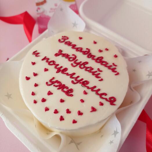 Бенто-торт открытка. Подарок на день рождения