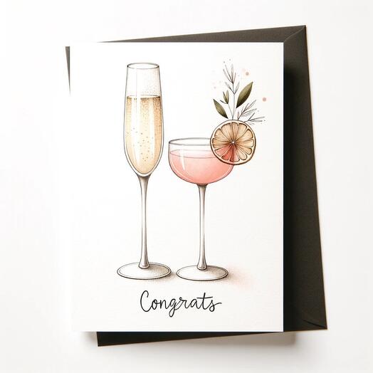 Postcard «Congrats»
