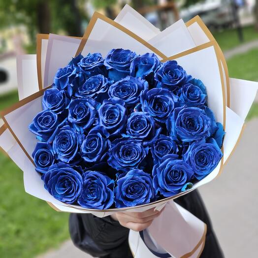 25 синих роз 💙