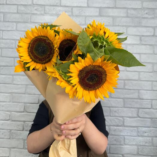 Подсолнухи в крафте