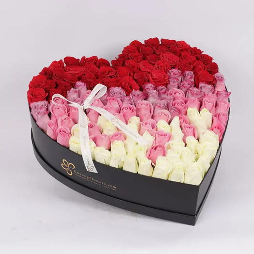 My Big Heart Mix Roses Box