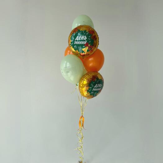 Fountain of balloons "Forward for knowledge"