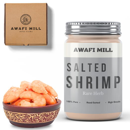 AWAFI MILL Salted Shrimp | Dried prawn - Bottle of 100 Gram