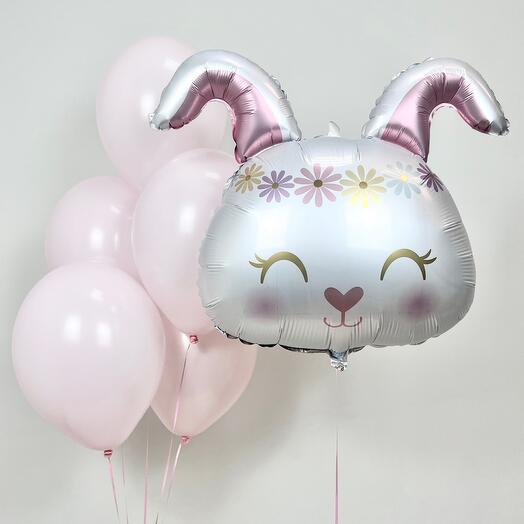 Сет с зайкой 🐇(6 Шаров)