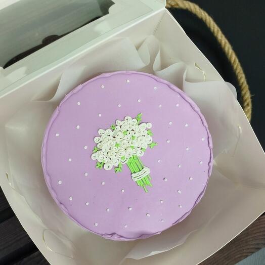 Бенто торт на день влюблённых