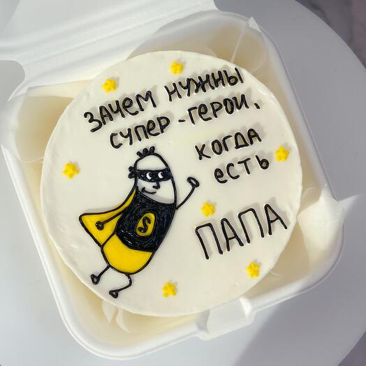 Бенто торт супергерой
