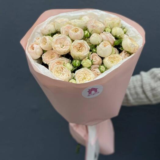 Букет из 9 кустовых роз
