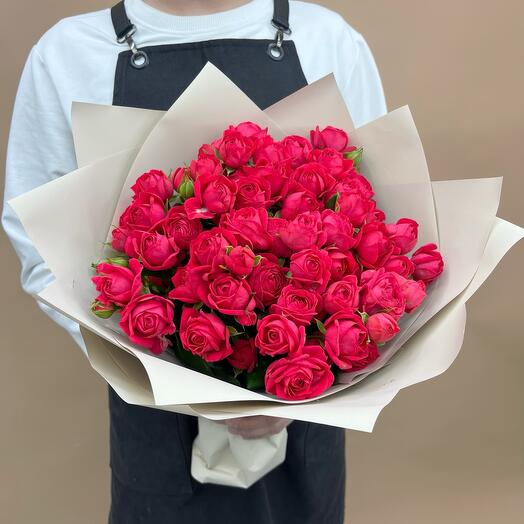 Букет пион роз Голландец N1221